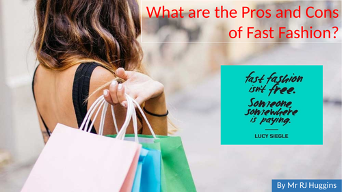 Card Sort: Pros and Cons of Fast Fashion