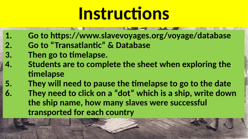 Impact of the Middle Passage (IT)