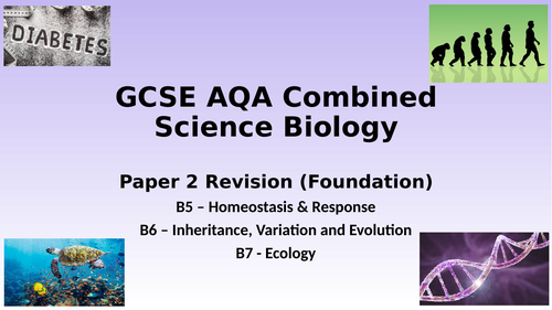 GCSE AQA Trilogy Combined Science Biology Paper 2 Revision Lesson