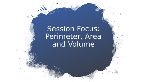 Perimeter, Area and Volume - Topic Revision - Mathematics Standard