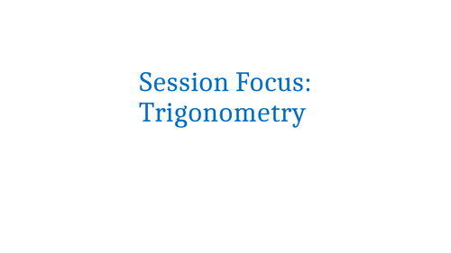 Non-Right Angle Trigonometry - Mathematics Standard HSC - Topic Revision