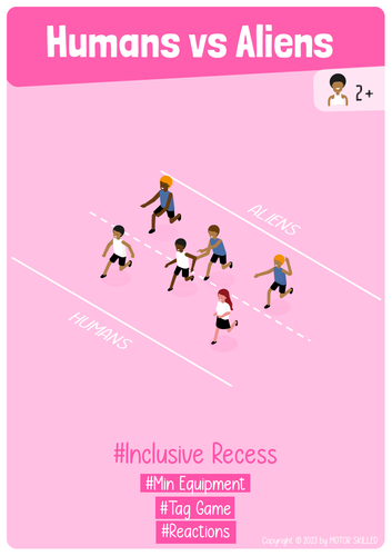 Human and Aliens - PE/ Recess Game for Elementary School