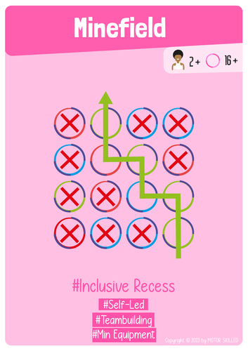 Minefield - PE/ Recess Game for Elementary School