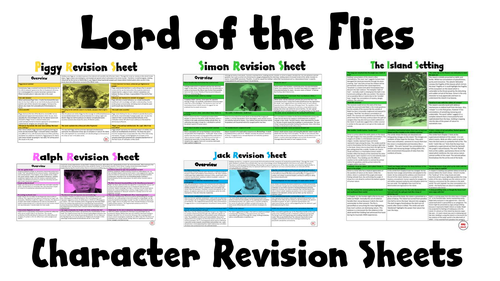 Lord of the Flies Character Revision