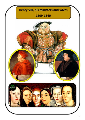 Edexcel Henry VIII and  his ministers