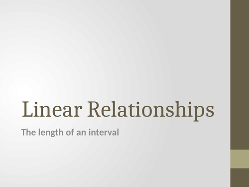 Length of an Interval (Distance Formula) Lesson PowerPoint
