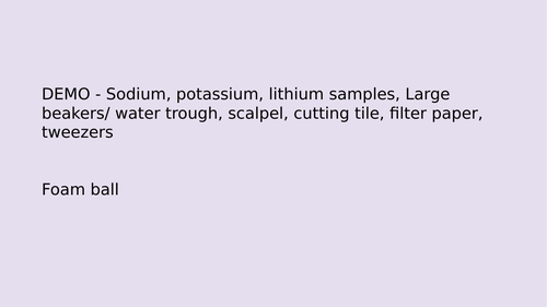 group 1 metals (full lesson)