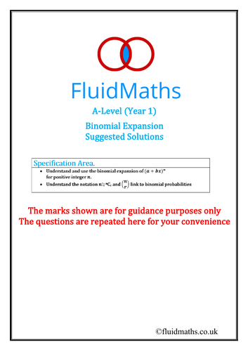 Binomial expansion A-Level year 1