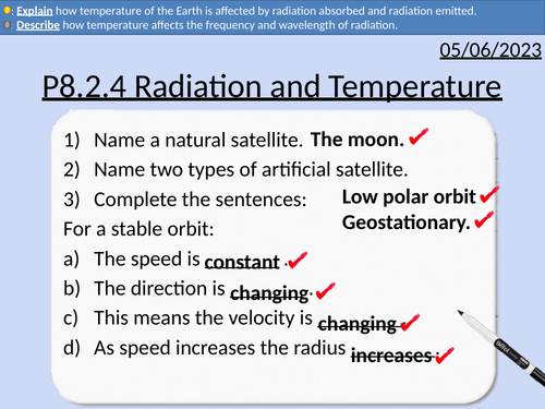 GCSE Physics: Radiation and Temperature