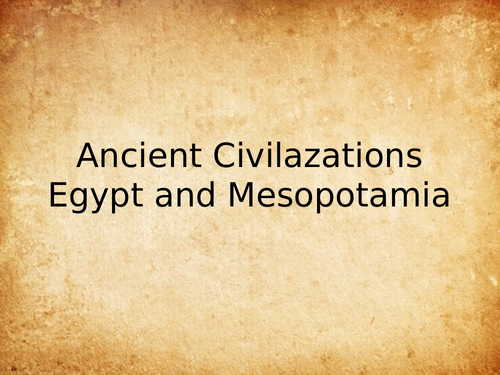 ancient civilizations