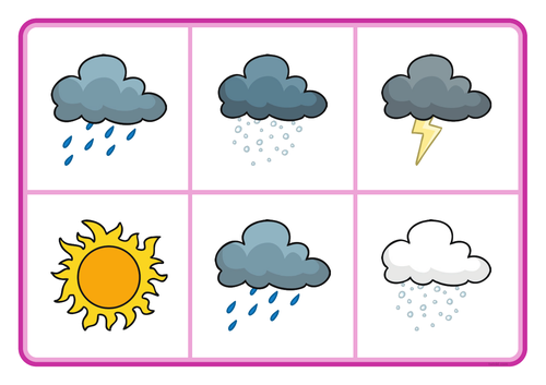 Weather bingo