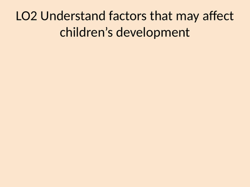 CACHE Factors that affect development revision