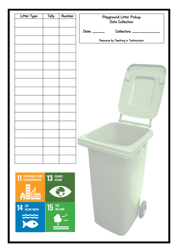 Data Handling - Litter Pick Up