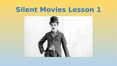 KS3 Silent Movies SOW