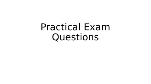 GCSE AQA  8525 Computer Science Paper 1 Exam Style Questions