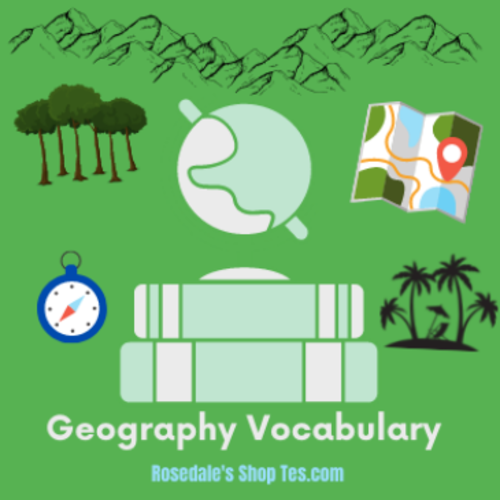 FREEBIE Geography Vocabulary: Learn & Explore the World | Mini PDF