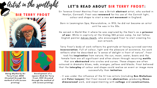 Artist in the spotlight - Sir Terry Frost