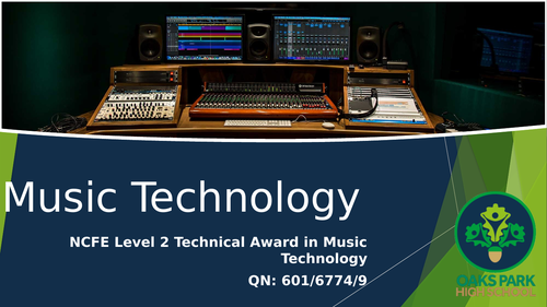 Introduction to Digital Audio Workstations - Music Technology