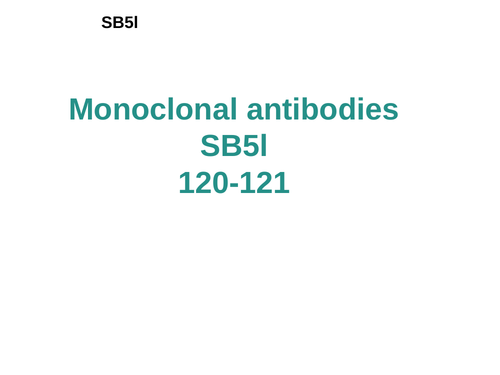 Monoclonal Antibodies GCSE edexcel SB5l