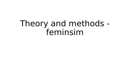 AQA A Level Sociology Theory and Methods lessons