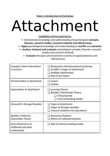 Attachment Student Friendly Specification AQA Paper 1