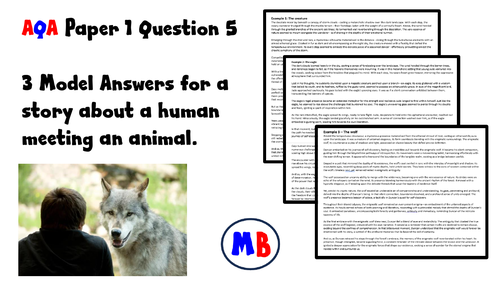 AQA Language Paper 1 Question 5 2023 3x model answers