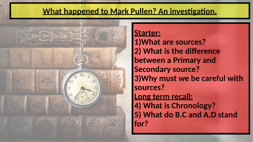 The case of Mark Pullen- a Historical Investigation