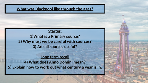 Local History- Blackpool project