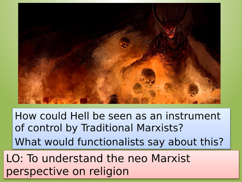 Neo Marxism - beliefs in society