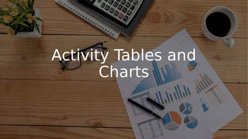 Activity Charts and Tables - Maths
