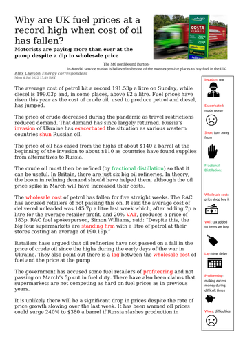 Reading resources Chemistry