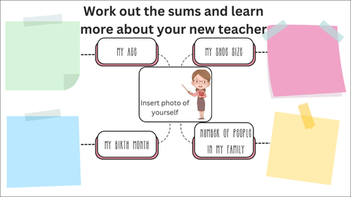 Meet the teacher activity