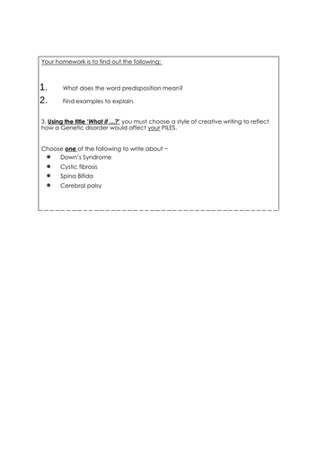 EDUQAS HEALTH & SOCIAL CARE LEVEL 1 /2