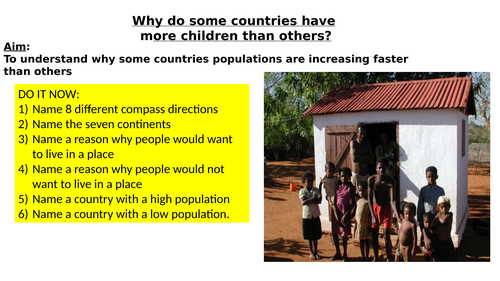 Population Growth - THE REASONS