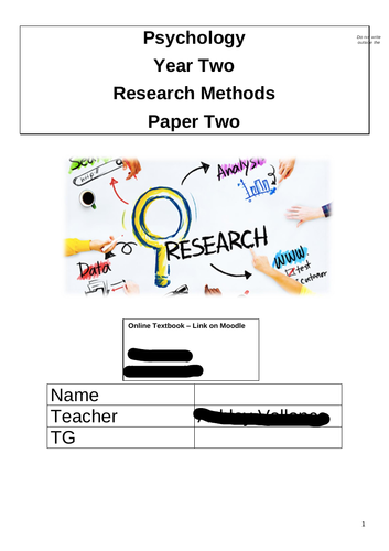 Psychology A Level Research Methods