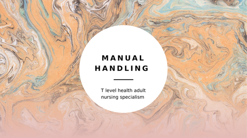 Manual Handling t level health