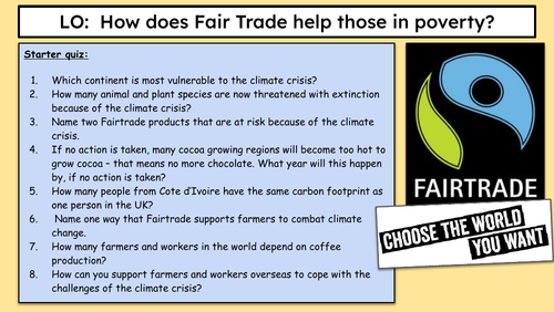 How Does Fairtrade Help Those in Poverty? (Full Lesson)