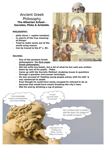 Ancient Greek Philosophy  - The Athenian School