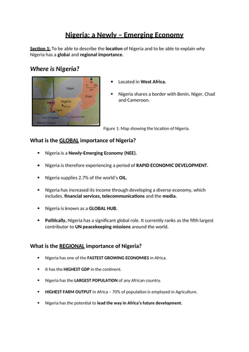 AQA Development case study - NIGERIA!