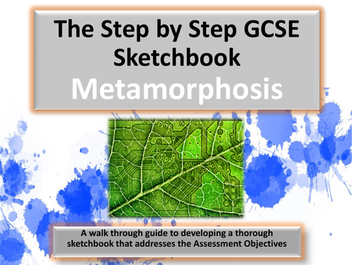 GCSE Art step by step guide for work over the summer holidays