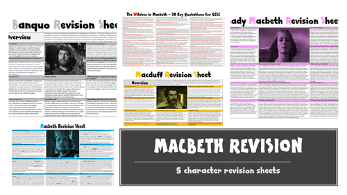 Macbeth Revision | Teaching Resources