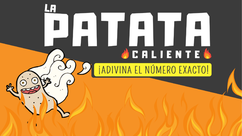 patata caliente: numeros - hot potato starter activity for numbers