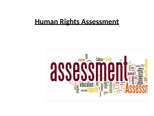 WJEC GCSE RE - Issues of Human Rights - Unit 2 - Assessment and Marking Template