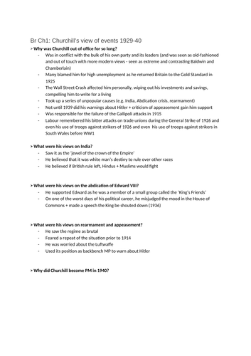 Britain topic Breakdowns