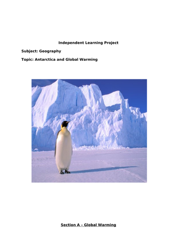 Antarctica - Independent learning project.