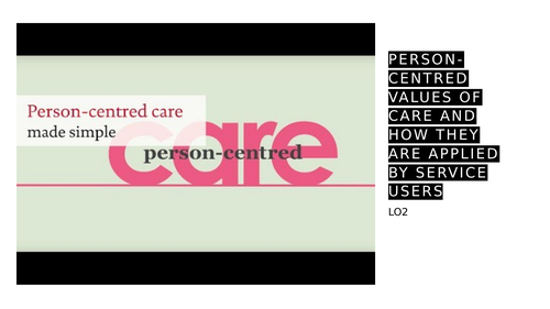 Powerpoint to complete teaching of TA2 RO32 Health and Social Cam Nat