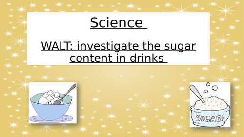 Sugar content in drinks