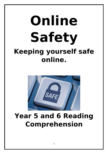 Year 5 and Year 6 Reading Comprehension - Online Safety and Keeping Safe