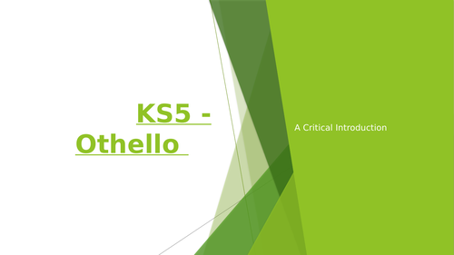 Othello - Colonialism, Empire, Race and Exoticism