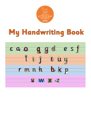 Little Wandle Handwriting Booklet - Letter Formation